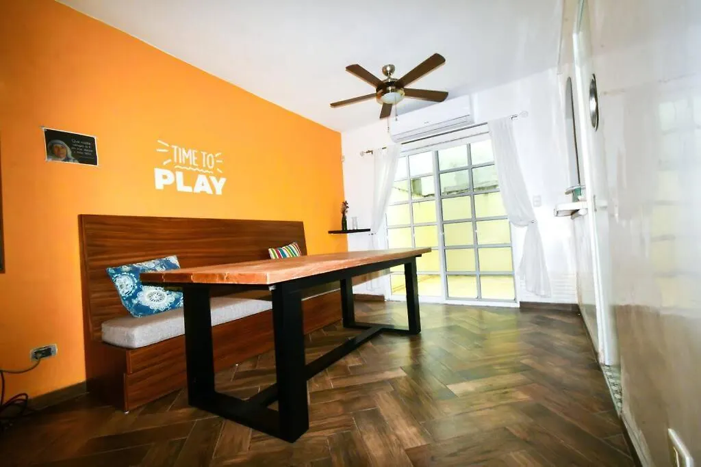Casa Cancun Centro Aire Acondicionado Jardin Vakantiehuis